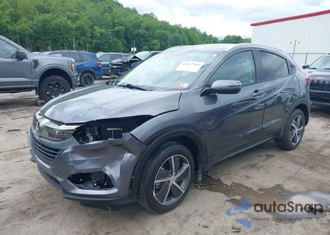 2022 Honda Hr-V Awd Ex-L из США, поврежденный, VIN 3CZRU6H74NM745087